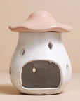 Pink Ceramic Toadstool Wax Burner