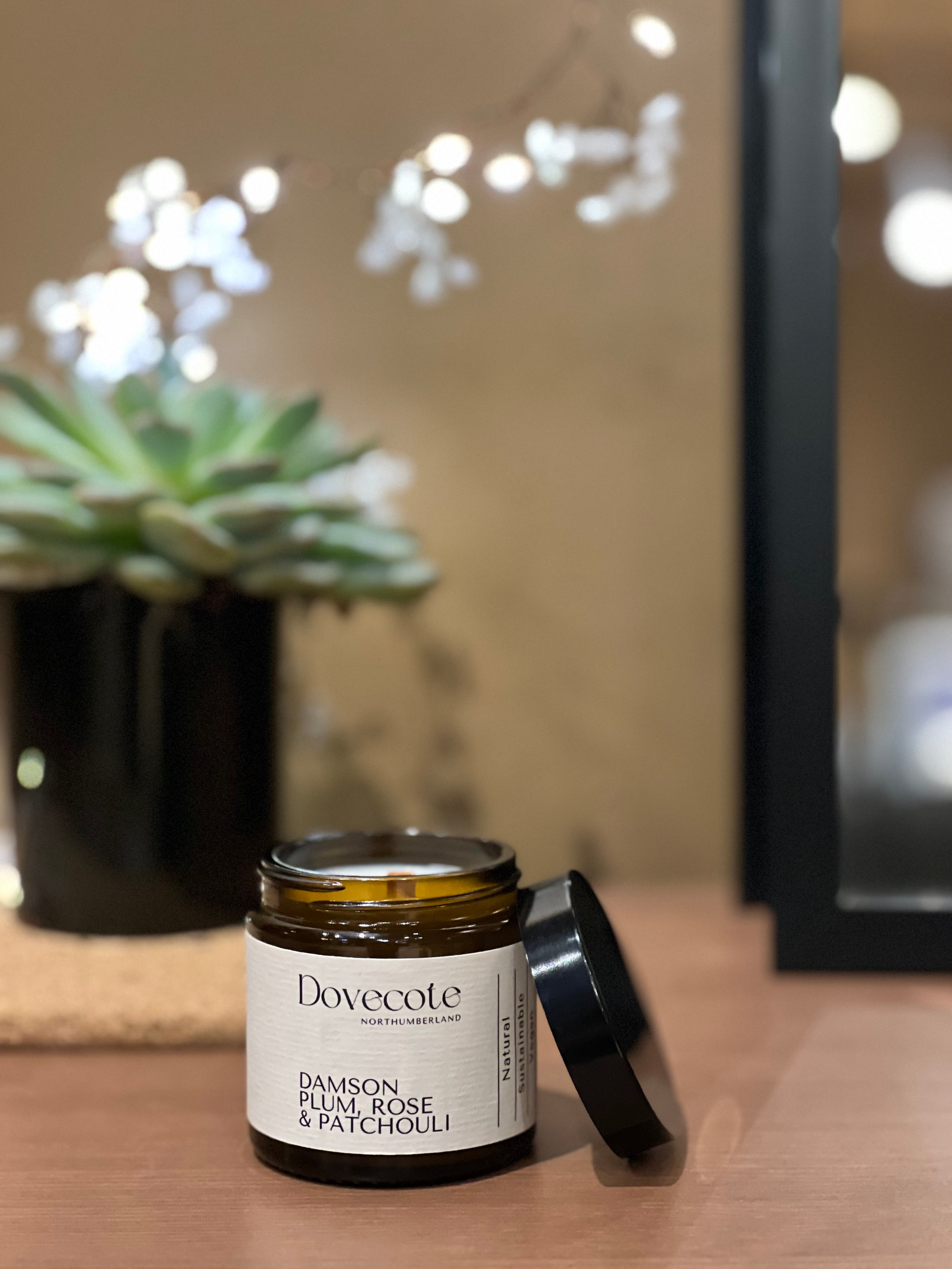 Small Amber Apothecary Candle