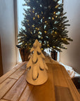 Small LED ceramic Christmas tree with branches
