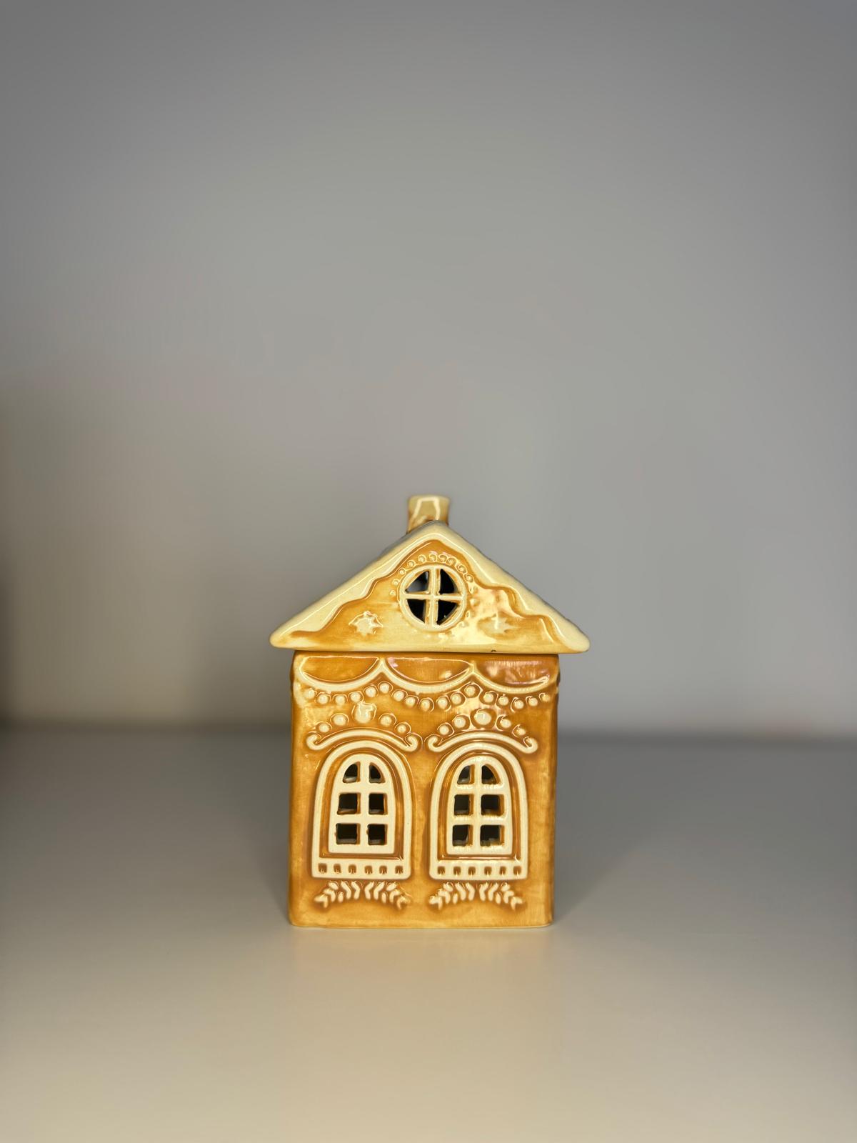 Gingerbread House Ceramic Wax Melt Burner