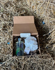 Shower Gel & Bamboo Bath Flower Gift Set