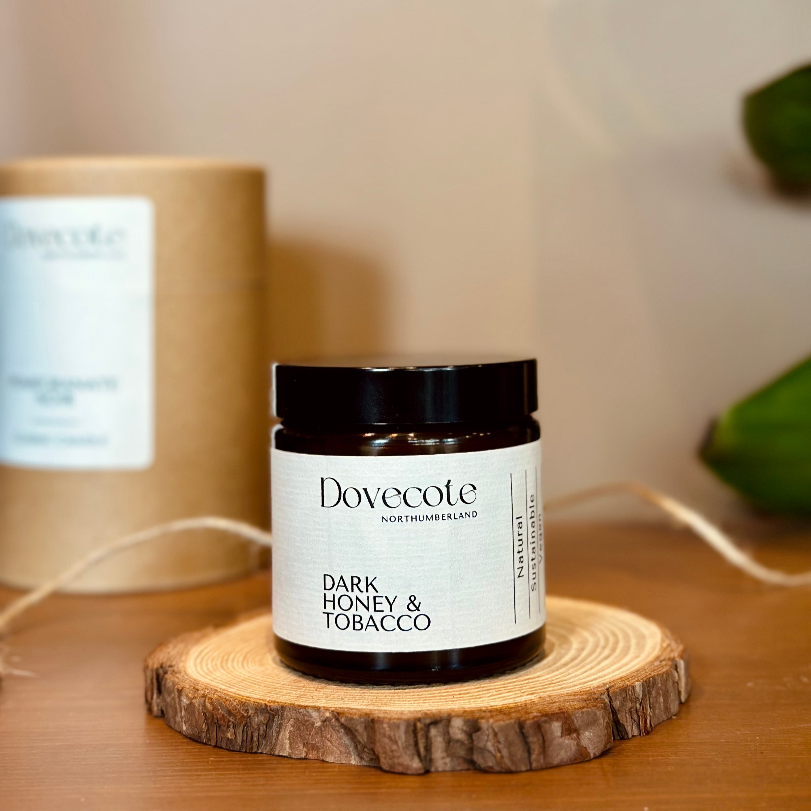 Small Amber Apothecary Candle