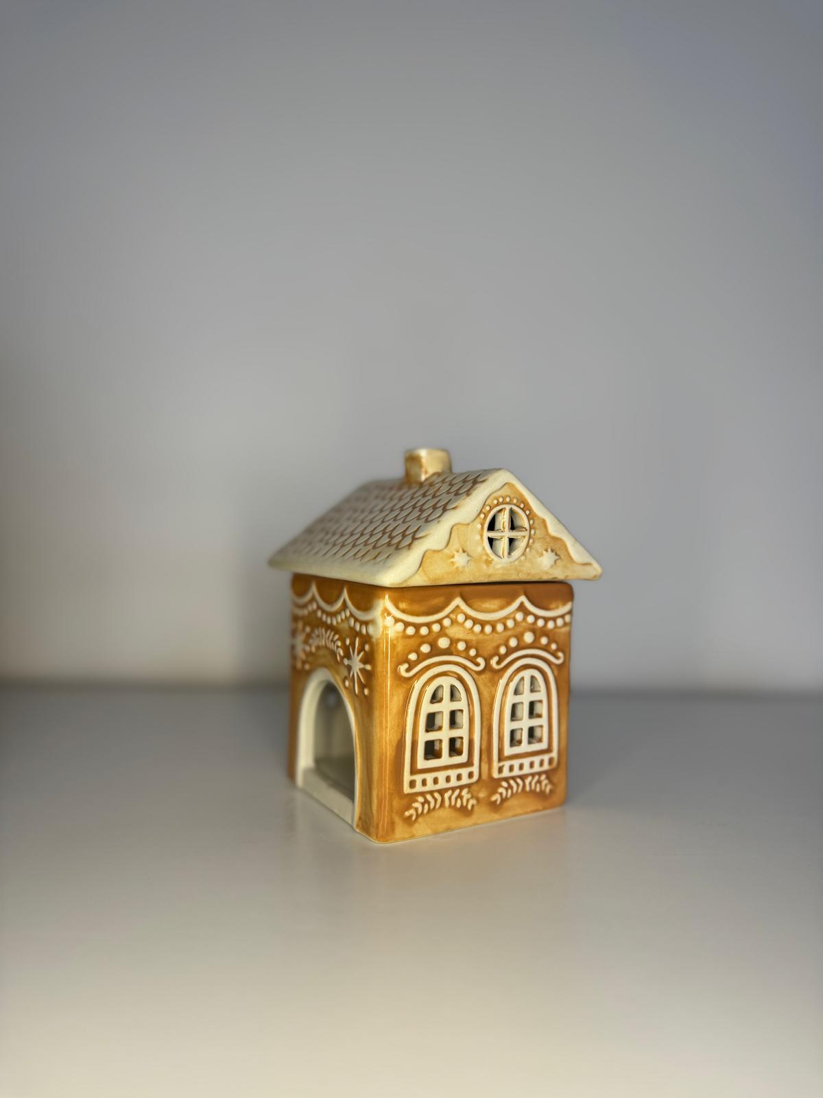 Gingerbread House Ceramic Wax Melt Burner