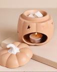 Pumpkin Starry Ceramic Wax Burner