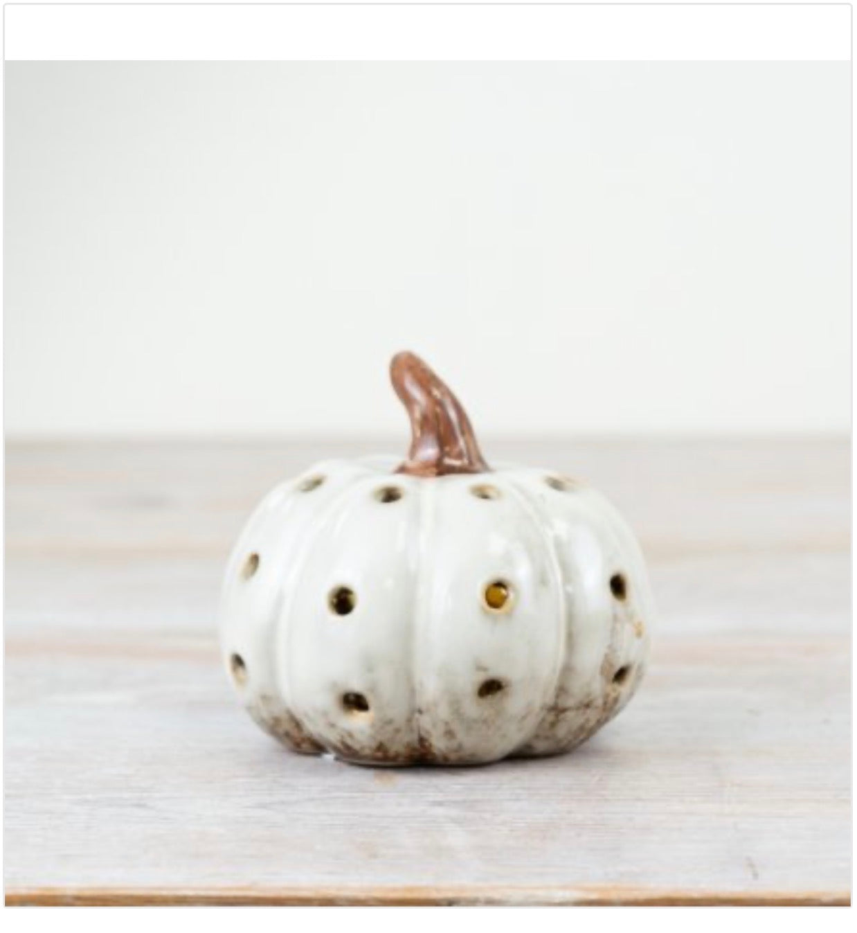 LED Pumpkin Ornament 10cm