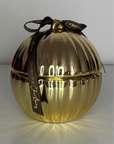 Gold Christmas Bauble Candle - Winter in Northumberland