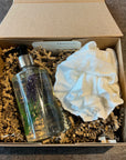 Shower Gel & Bamboo Bath Flower Gift Set