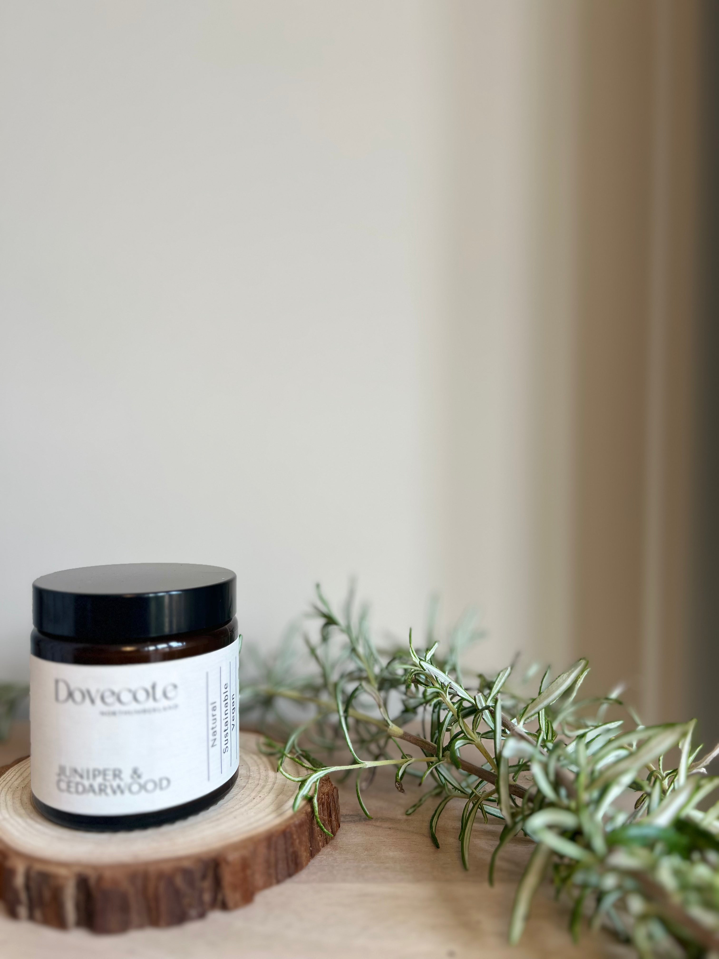 Small Amber Apothecary Candle