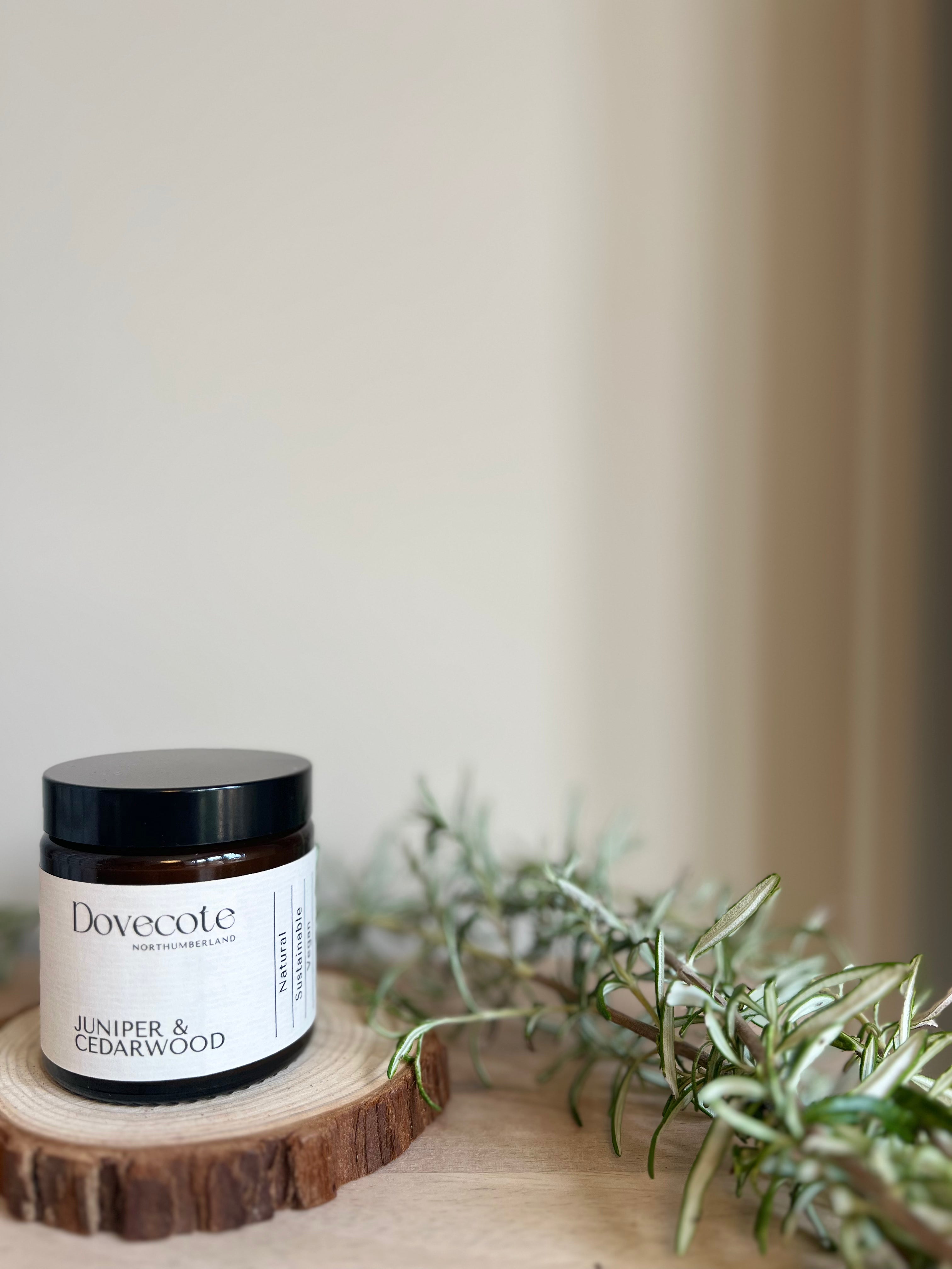 Small Amber Apothecary Candle