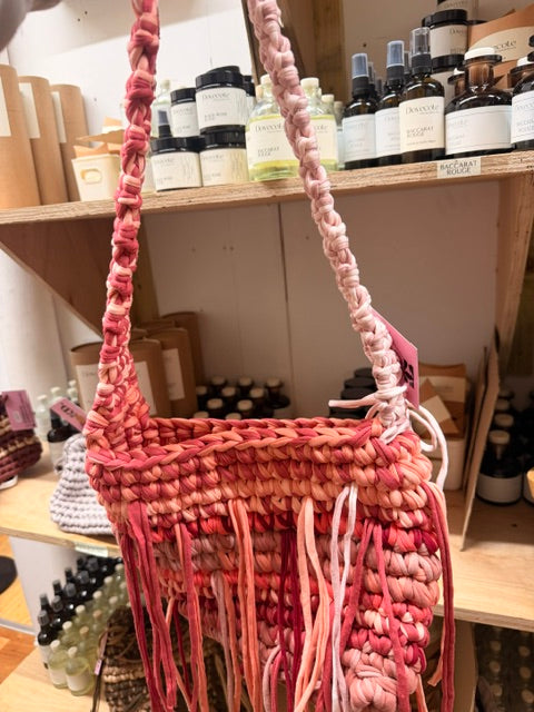 Tassel Crochet Bag
